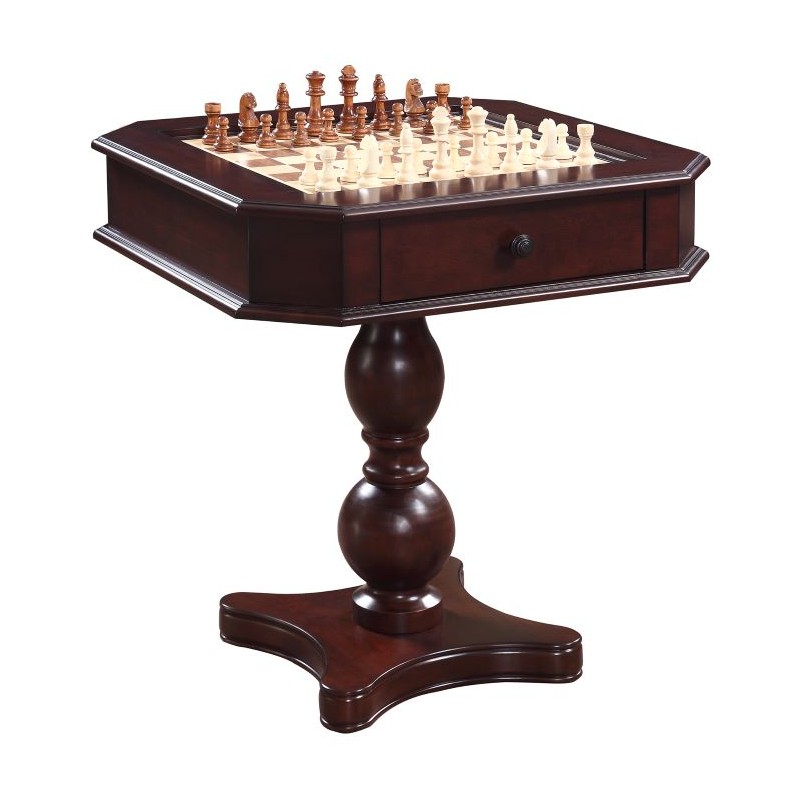 Hathaway Fortress 28-in Chess 3-in-1 Pedestal Game (BG2995)