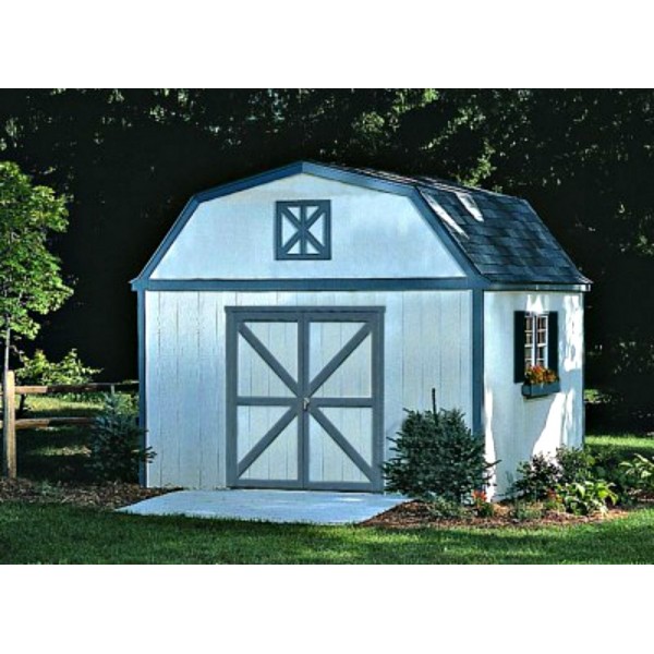 Handy Home Sequoia 12x16 Wood Storage Shed w/ Floor (18205-1)