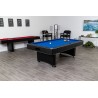 Hathaway Hustler 8-ft Pool Table with Ball Return (BG2520PB)