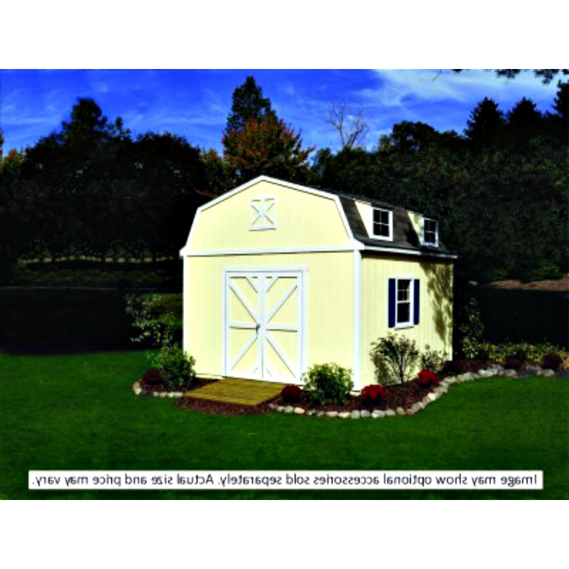 Handy Home Sequoia 12x16 Wood Storage Shed w/ Floor (18205-1)