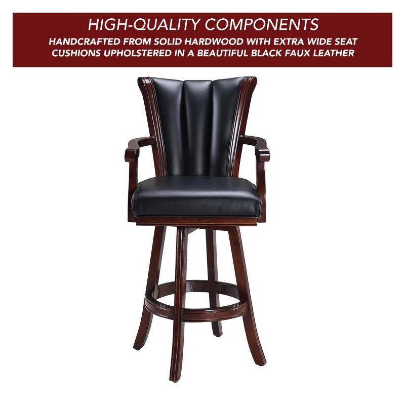 Hathaway Avondale 29-in Swivel Bar Stool (BG2815)