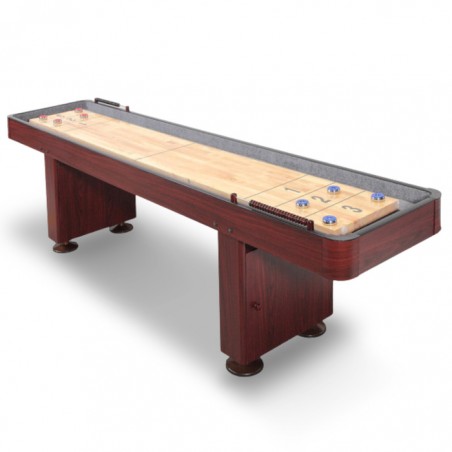 Hathaway Challenger 9-ft Shuffleboard Table - Dk Cherry Finish (BG1210) Hathaway Challenger 9-ft Shuffleboard Table - Dk Cherry Finish (BG1210)