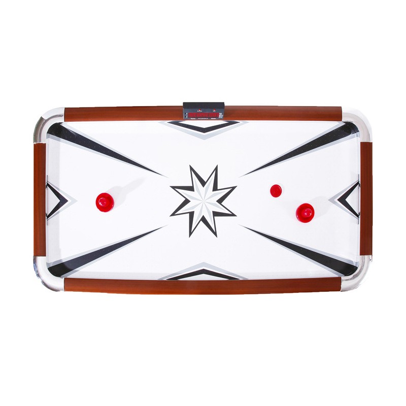 Hathaway Midtown 72-in Air Hockey Table with LED Scoring - Cherry Finish (BG1037)