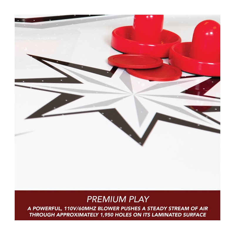 Hathaway Midtown 72-in Air Hockey Table - Cherry Finish (BG1037)
