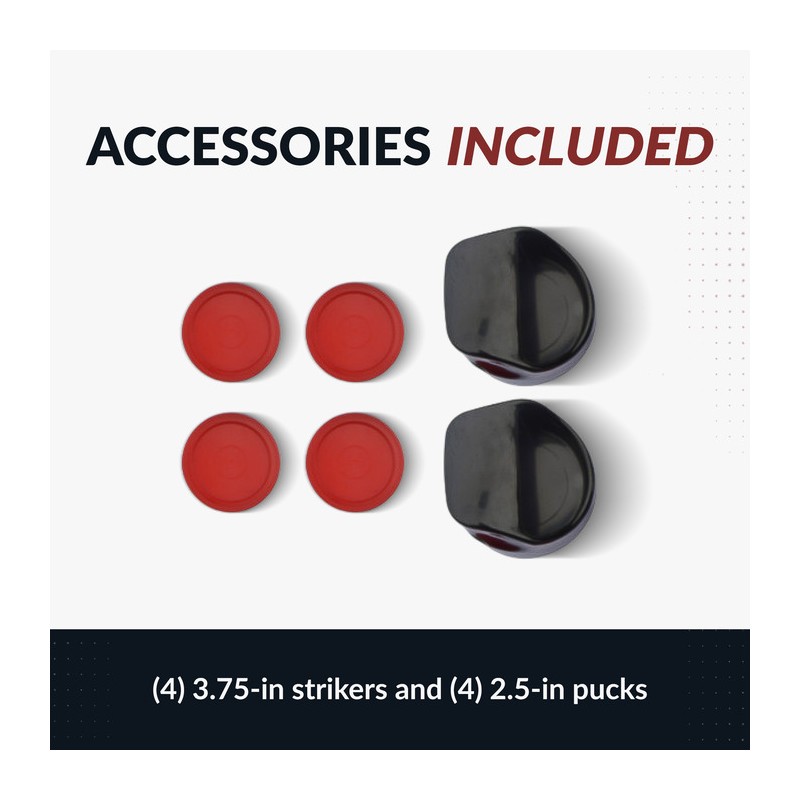 Hathaway Silverstreak 72-in Air Hockey Table w/ LED Scoring (BG1029H)