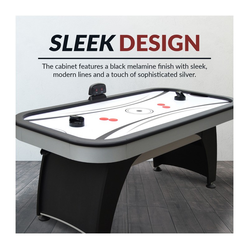 Hathaway Silverstreak 72-in Air Hockey Table w/ LED Scoring (BG1029H)