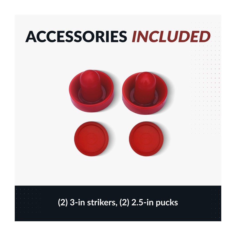 Hathaway Hat Trick 48-in Air Hockey Table with LED Scoring (BG1015H)