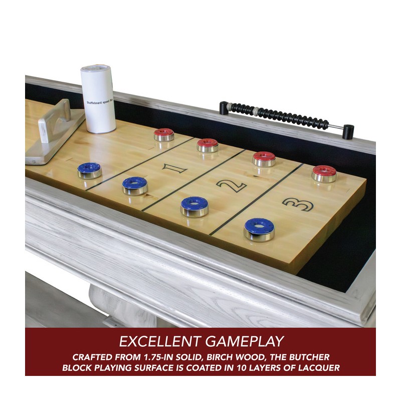 Hathaway Montecito 12-ft Shuffleboard Table - Driftwood (BG5025)