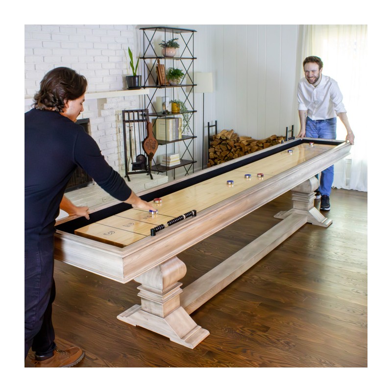 Hathaway Montecito 12-ft Shuffleboard Table - Driftwood (BG5025)