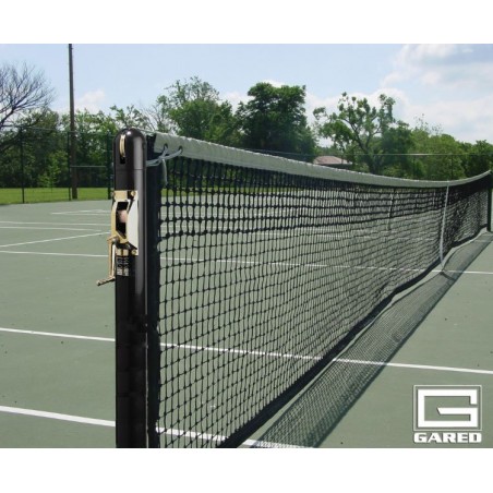 Gared Grand Slam 3" Round Competition Tennis Posts - Black (GSTNPERDB)