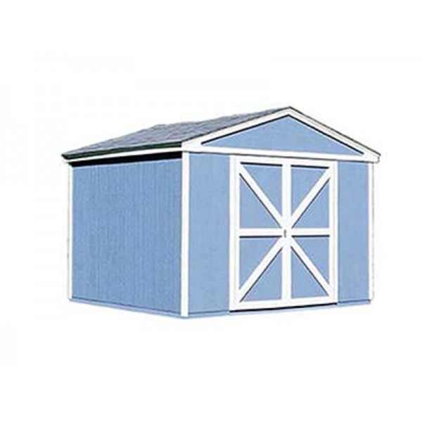 handy home cumberland 10x12 wood storage shed kit 18283-9