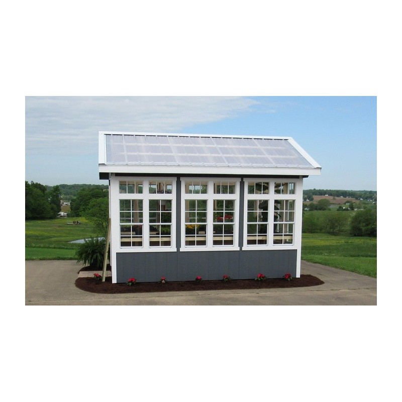 EZ-Fit 8x8 Panelized Greenhouse Shed Kit (ez_greenhouse88)