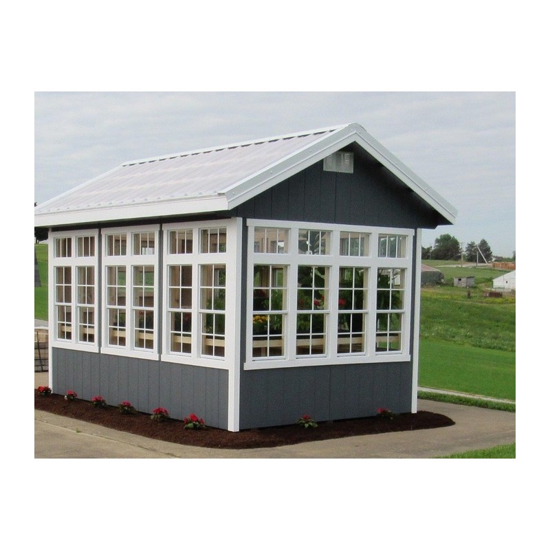 EZ-Fit 8x8 Panelized Greenhouse Shed Kit (ez_greenhouse88)