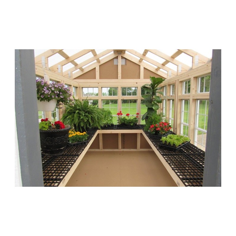 EZ-Fit 8x8 Greenhouse Shed Kit (ez_greenhouse88)