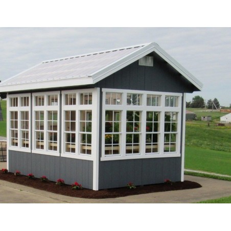 EZ-Fit 8x10 Panelized Greenhouse Shed Kit (ez_greenhouse810)