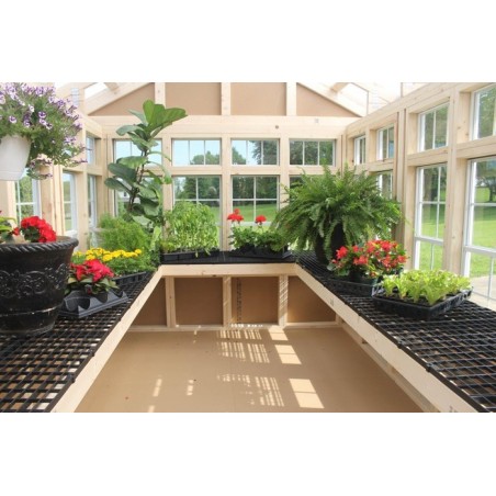 EZ-Fit 8x10 Panelized Greenhouse Shed Kit (ez_greenhouse810)
