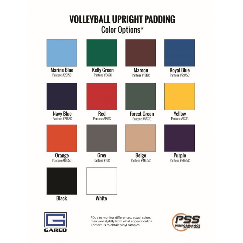 Gared Volleyball Center Upright Safety Pad - (6020)