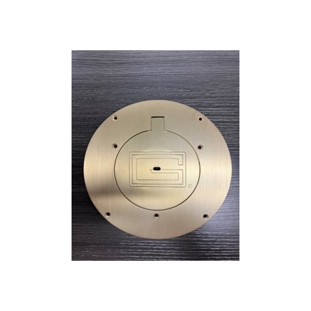Gared 8" Swivel Floor Cover - Brass Finish (6432-revA) Gared 8" Swivel Floor Cover - Brass Finish (6432-revA)
