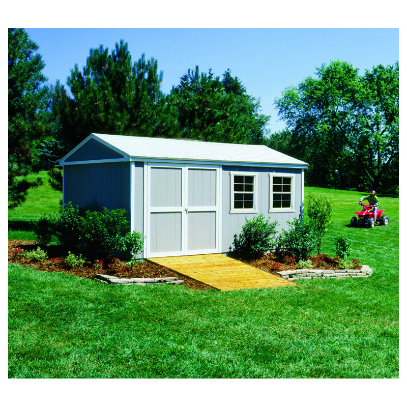 Handy Home Somerset 10x14 Wood Storage Shed Kit (18414-7)