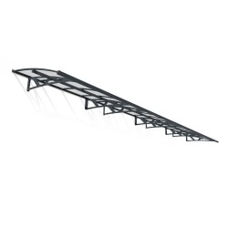 Palram - Canopia Amsterdam 8920 29x5 Awning - Gray/Clear (HG9579)