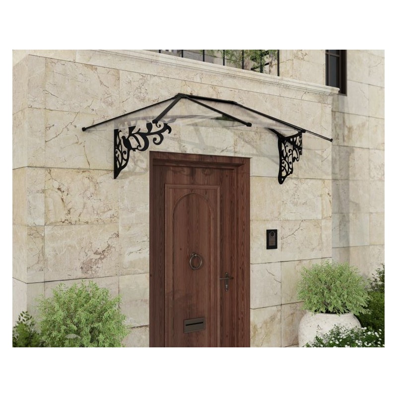 Palram - Canopia Lily 2130 7' x 3' Awning - Black/Clear (HG9574)