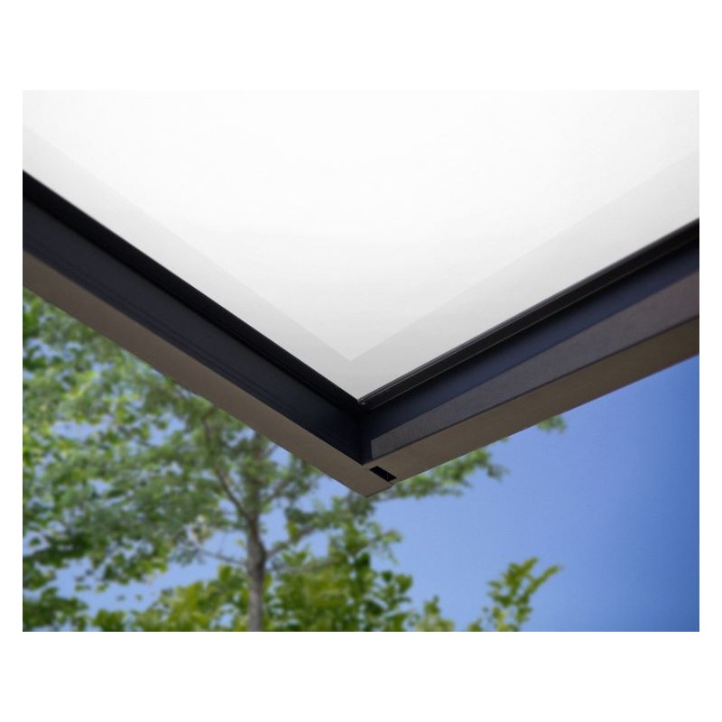 Palram - Canopia Sophia 2150 7' x 3' Awning - Gray/Mist (HG9548)