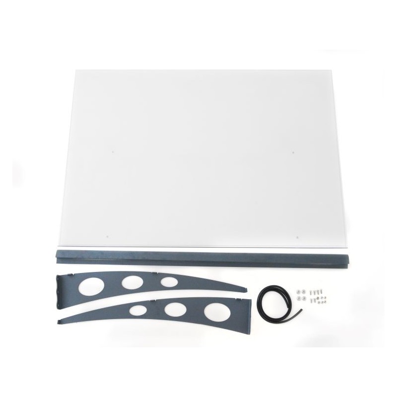 Palram - Canopia Garamond 1350 4' x 3' Awning - Gray/Clear (HG9521)