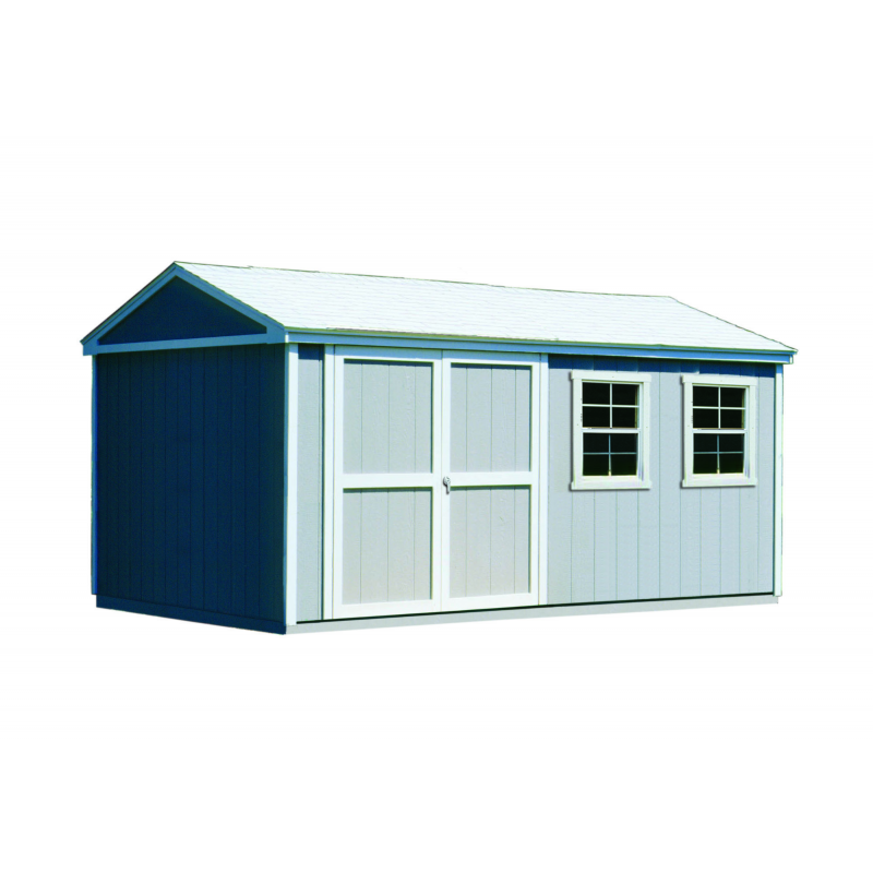 Handy Home Somerset 10x14 Wood Storage Shed w/ Floor (18415-4)