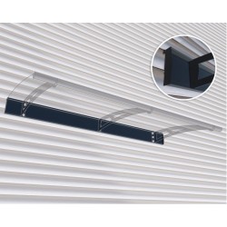 Palram - Canopia Aquila 2050 Awning Siding Kit - Black (HG9517)
