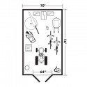 Handy Home Somerset 10x16 Wood Storage Shed Kit (18505-2) Handy Home Somerset 10x16 Wood Storage Shed Kit (18505-2)