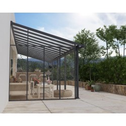 Palram - Canopia Feria 10' Patio Cover Sidewall Kit - Gray (HG9206)