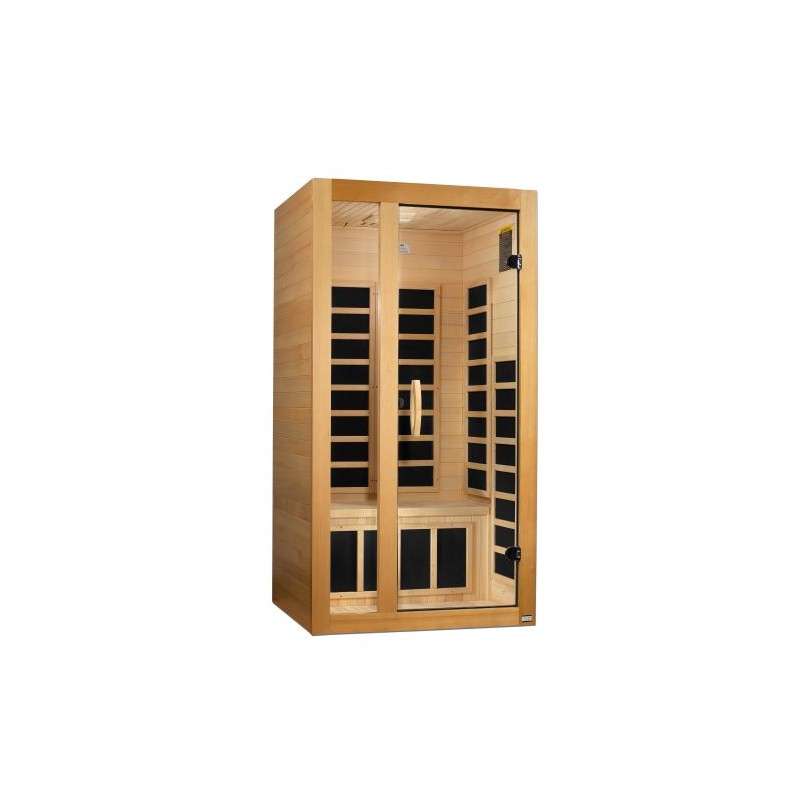 Dynamic Saunas Gracia 1-2-person Low EMF Infrared Sauna (DYN-6119-01)