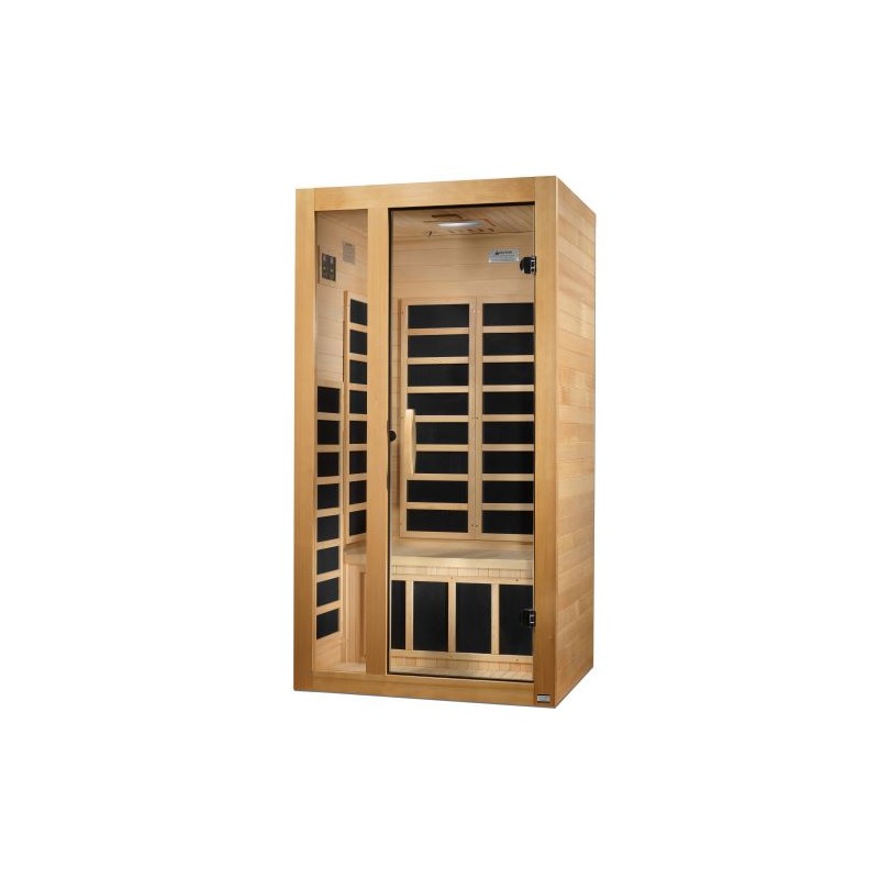 Dynamic Saunas Gracia 1-2-person Low EMF Infrared Sauna (DYN-6119-01)