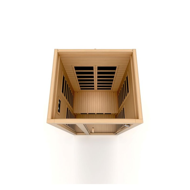 Dynamic Saunas Gracia 1-2-person Low EMF Infrared Sauna (DYN-6119-01)