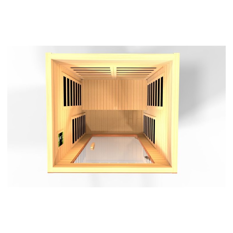 Dynamic Saunas Avila 1-2-person Low EMF Infrared Sauna (DYN-6103-01)