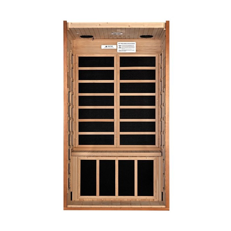 Dynamic Saunas Avila 1-2-person Low EMF Infrared Sauna (DYN-6103-01)