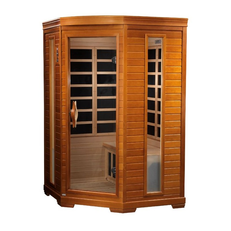 Dynamic Saunas Heming 2-person Corner FAR Infrared (DYN-6225-02)