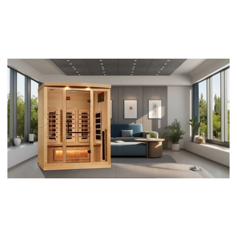 Golden Design Saunas Full Spectrum w/ Himalayan Salt Bar (GDI-8030-03)