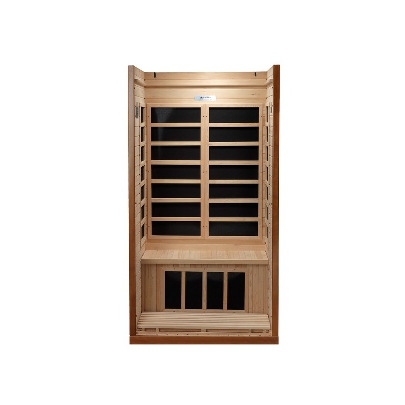 Dynamic Saunas Barcelona Elite 1-2-person Ultra Low EMF FAR Infrared Sauna - (DYN-6106-01 Elite)