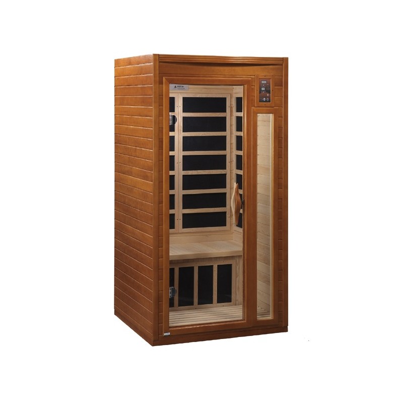 Dynamic Saunas Barcelona Elite 1-2-person Ultra Low EMF FAR Infrared Sauna - (DYN-6106-01 Elite)