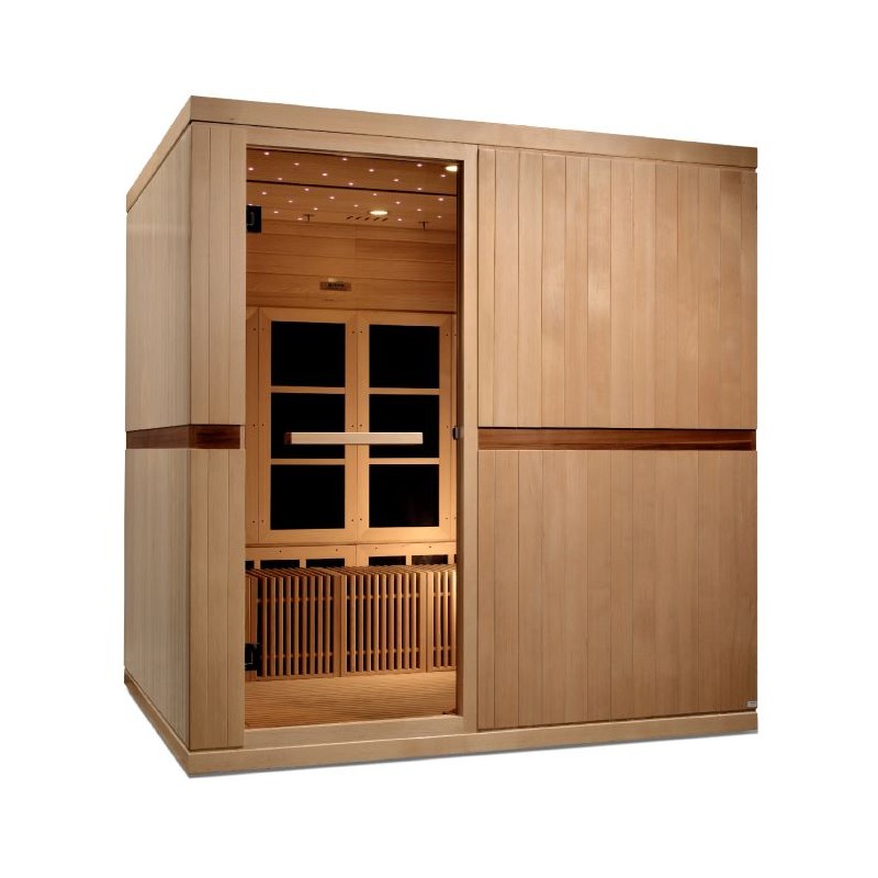 Golden Designs Catalonia 8-person PureTech Near Zero EMF FAR Infrared Sauna - (GDI-6880-02)