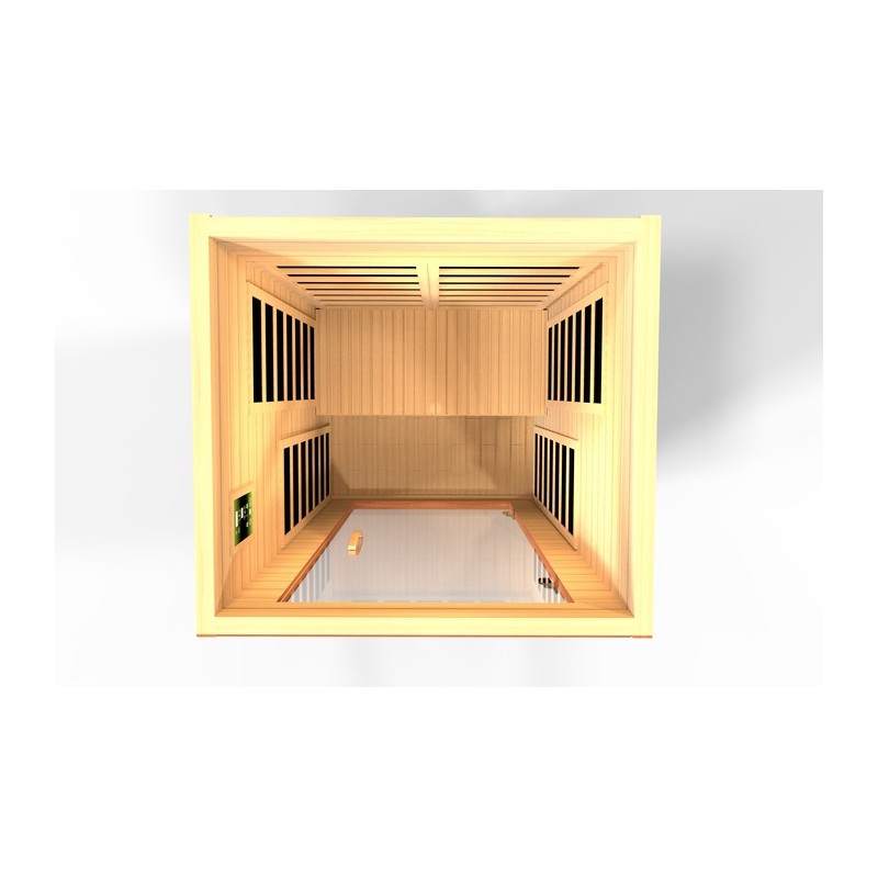 Dynamic Saunas Avila Elite 1-2-person Ultra Low EMF FAR Infrared Sauna - (DYN-6103-01 Elite)