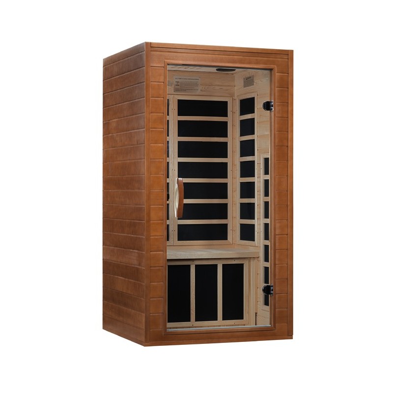 Dynamic Saunas Avila Elite 1-2-person Ultra Low EMF FAR Infrared Sauna - (DYN-6103-01 Elite)