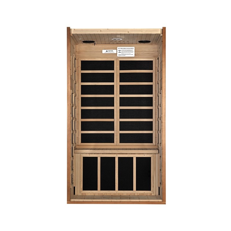 Dynamic Saunas Avila Elite 1-2-person Ultra Low EMF FAR Infrared Sauna - (DYN-6103-01 Elite)
