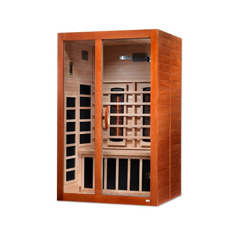 Dynamic Saunas Santiago 2-Person Infrared Sauna (DYN-6209-03 FS)