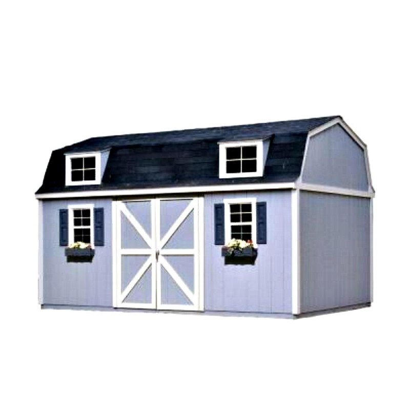 Handy Home Berkley 10x16 Wood Storage Shed Kit (18514-4) Handy Home Berkley 10x16 Wood Storage Shed Kit (18514-4)