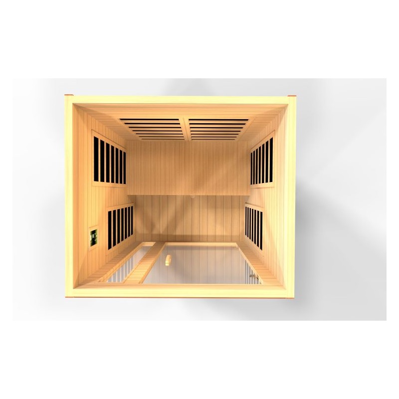 Dynamic Saunas Cordoba 2-person Low EMF Infrared Sauna (DYN-6203-01)