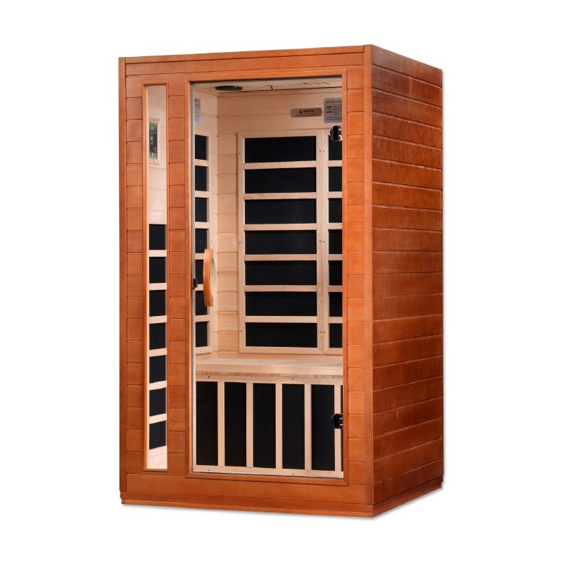 Dynamic Saunas Cordoba 2-person Low EMF FAR Infrared Sauna (DYN-6203-01)