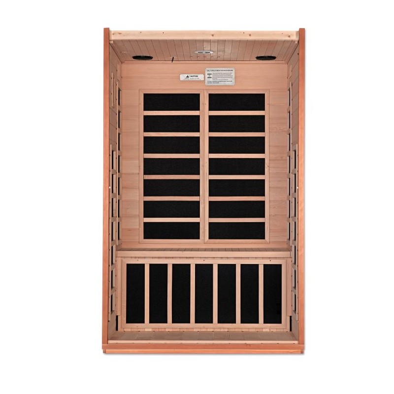 Dynamic Saunas Cordoba 2-person Low EMF Infrared Sauna (DYN-6203-01)