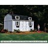 Handy Home Berkley 10x16 Wood Storage Shed Kit (18514-4)